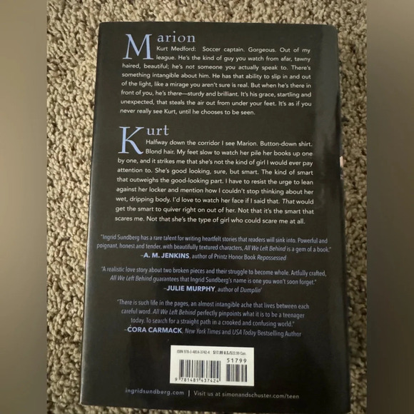 All We Left Behind by Ingrid Sundberg hardback book - Picture 4 of 4